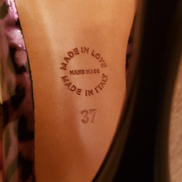 Georgina Goodman Indie Sleeze Edgy Purple cheetah pump - Picture 6 of 6